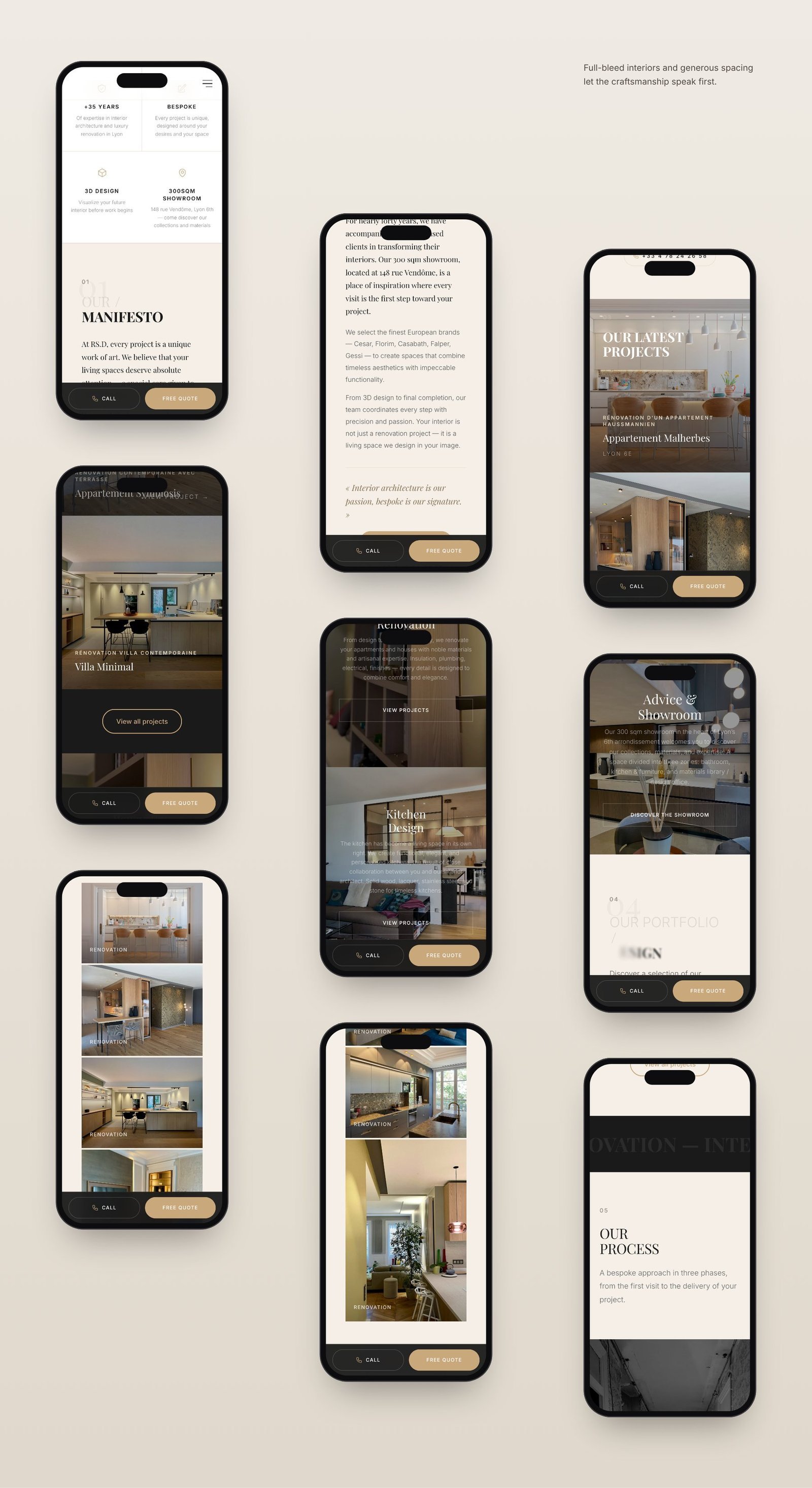 RS.D Agencements mobile screens